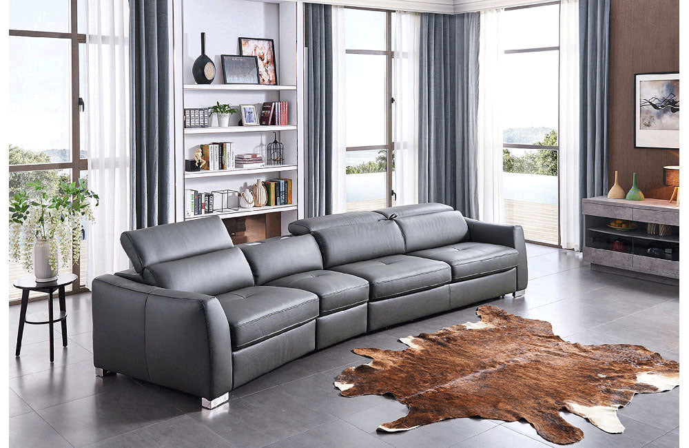 312 Sectional Sofa Bed With Electric Recliner Right Side Chair 6309 In A Modern Furniture Fairfield Nj Casa Eleganza Mattress
