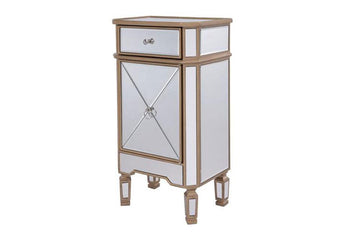 Modern 1 Drawer 1 Door Nightstand