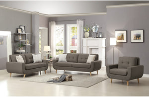 Lewis Gray Sofa Set