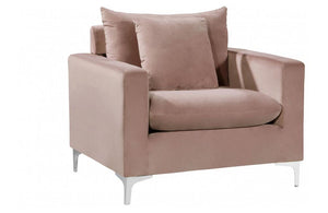 Dottie Chrome Pink Chair