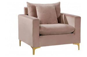 Dottie Gold Pink Chair