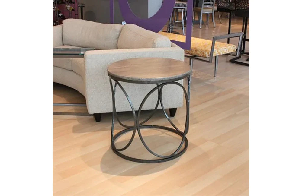 Helena End Table Metal Top