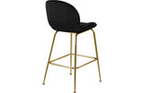 Babak Black Bar Stool