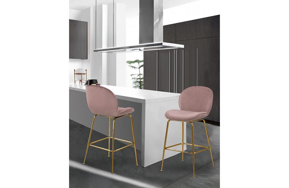 Babak Pink Bar Stool