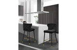 Bahati Black Bar Stool