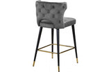 Bahati Grey Bar Stool