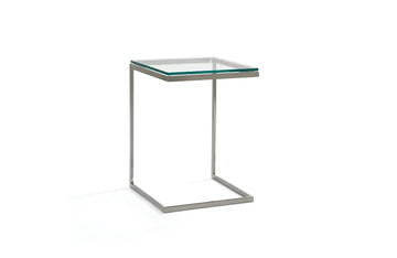 Modulus Glass Top Accent Table