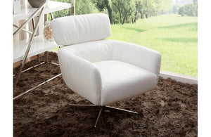 Mahail Swivel Chair White