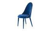 Klamath Modern Blue Fabric Dining Chair