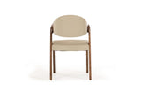 Arlo Mid-Century Gray & Walnut Dining Chair