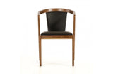 Gregor Modern Black & Walnut Dining Chair