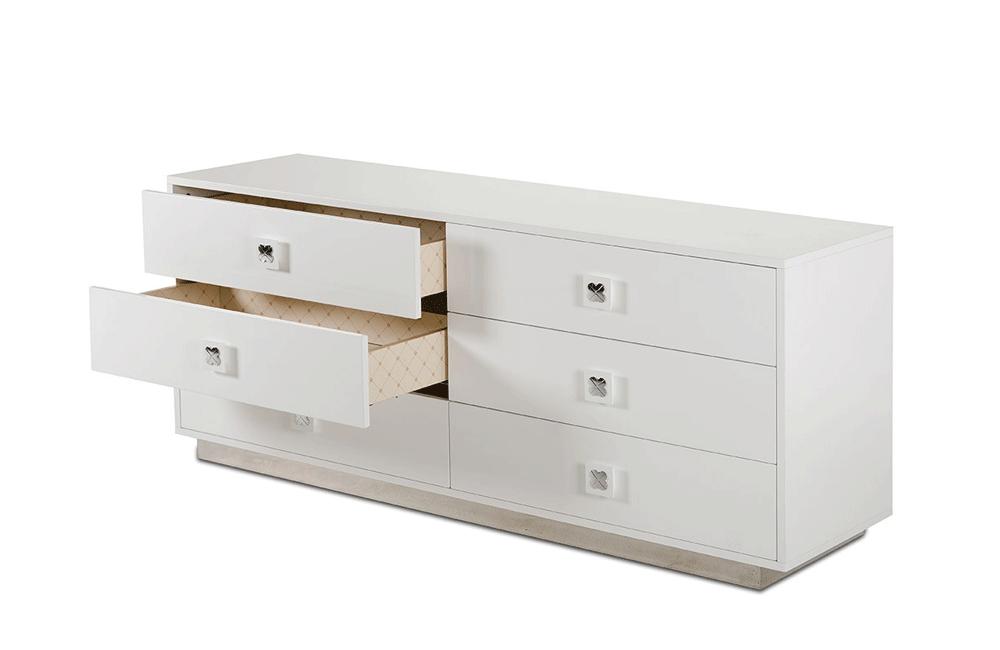 Modern White Gloss Dresser Modern White Gloss Dresser
