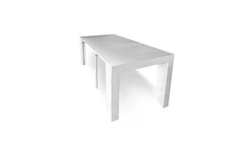 Doreen Modern White Extendable Dining Table