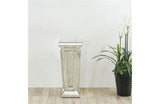 Crystal End Table in Clear Mirror Finish