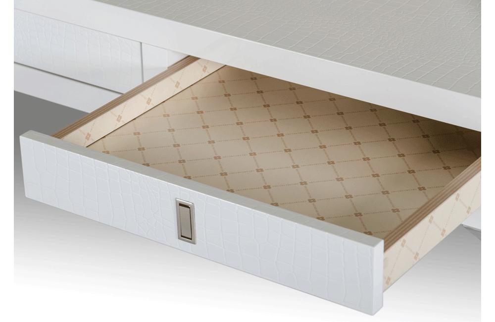 Congress Transitional Desk White - Buy ($1820) in a modern furniture ...