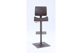 Angel Slightly Curved-in Oversized Seat Adjustable Stool Brown