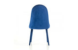 Klamath Modern Blue Fabric Dining Chair