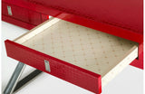 Congress Transitional Desk Red