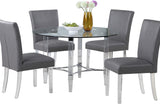 4038 5 pc Dining Set Grey