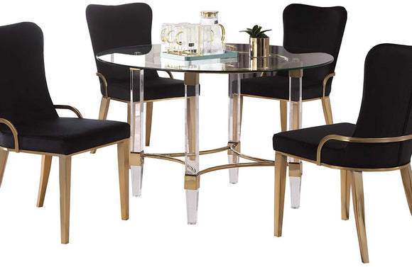 4038 Dining Table Gold