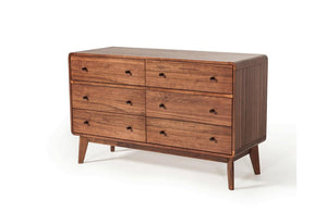 Marshall Mid-Century Modern Walnut Dresser