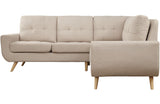 Lewis Beige Sectional Sofa