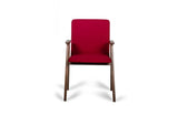 Maddox Modern Dining Chair Red