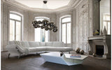 Divani Casa Lidia Modern White Italian Leather Sectional Sofa