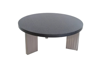 Arcadia Large Round Cocktail Table with Wood Top
