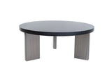 Arcadia Large Round Cocktail Table with Wood Top