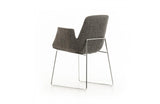 Altair Modern Fabric Dining Chair Gray