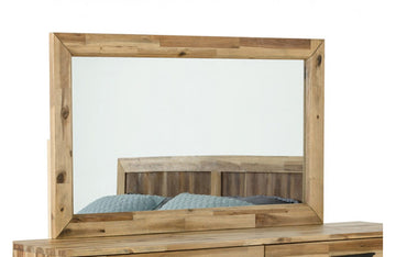 Modrest Sala Modern Light Wood Mirror