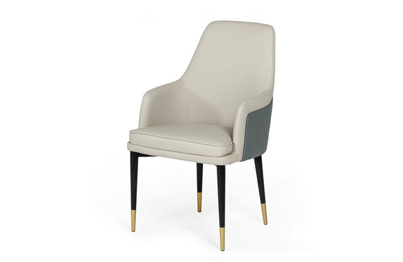 Modrest Duval Modern  Grey Dining Chair
