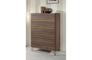 Nova Domus Calabria Modern Walnut Chest