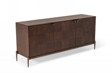 Modrest Shane Modern Acacia & Brass Buffet