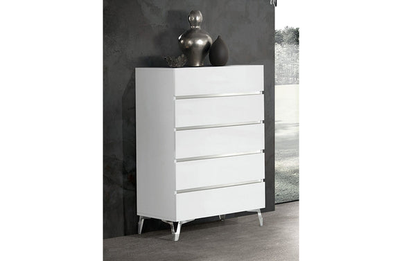 Nova Domus Angela Italian Modern White Chest