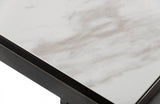 Modrest Fargo Modern Ceramic & Grey Walnut Console Table