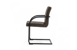 Modrest Ivey Modern Brown Dining Chair (Set of 2)