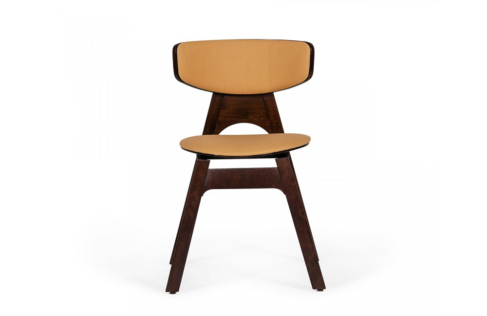 Modrest Beeler Modern Camel Dining Chair (Set of 2)