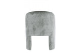 Modrest Danube Modern Grey Fabric Dining Chair