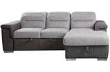 Sandy Sectional Sofa with Sleeper