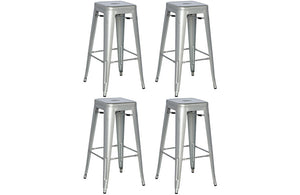 8015 Bar Stool Silver