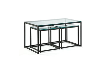 Cubic Nesting Cocktail Table Set