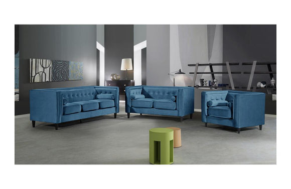 Beech Light Blue sofa set