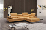 GIOVANNA Freesia Leather Sectional Sofa
