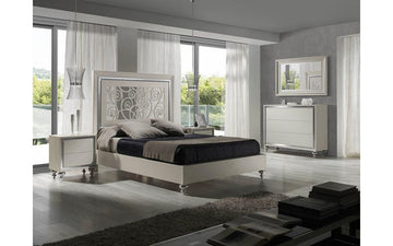 Alba Modern Bedroom Set in White