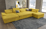 Alpine-X Fabric Sectional U-shape with bed and storage by Nordholtz