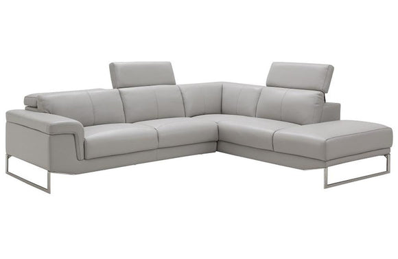 Earla Leather Sectional Sofa
