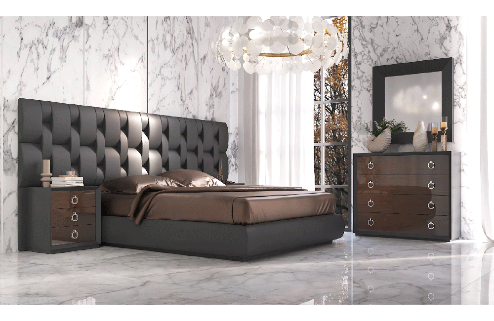Emporio Black Bed