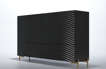 Wave Double Dresser Dark grey